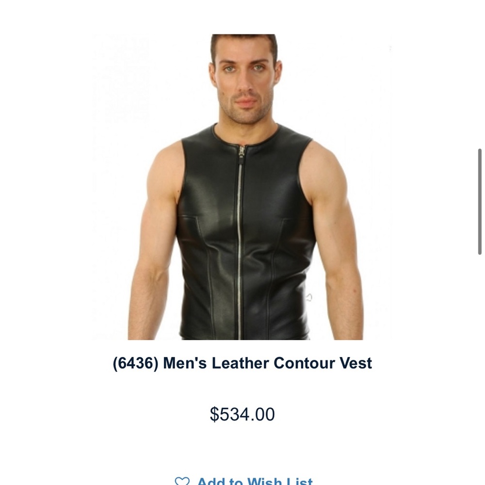 NorthBound Leather Vest - Picture 7 of 7